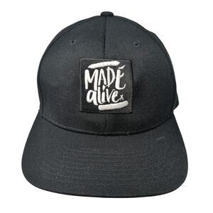 Made Alive Snapback Hat Black One Size Rock Kids Flexfit 110 Yupoong